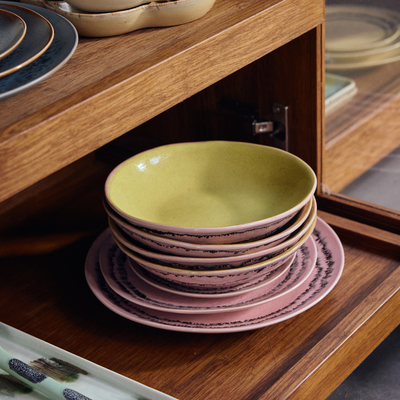 HKliving Servies 70's ceramics dinerbord