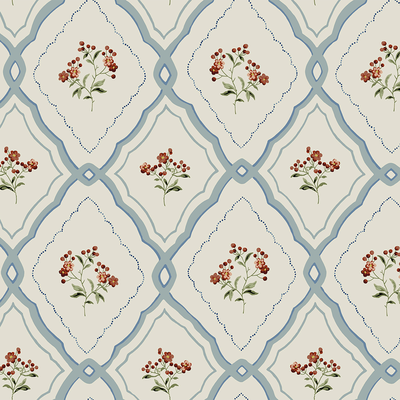 Behang Laura Ashley Pinford Trellis