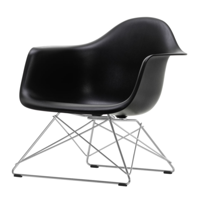 Vitra loungestoel Eames LAR chroom onderstel