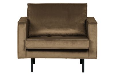 Fauteuil Rodeo Velvet - Taupe