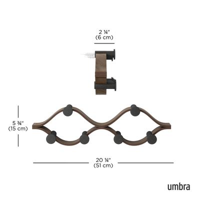 Umbra wandkapstok Montage - 6 haken