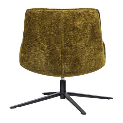 Maudi draaifauteuil chenille structuur groen