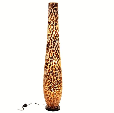 vloerlamp flower gold 