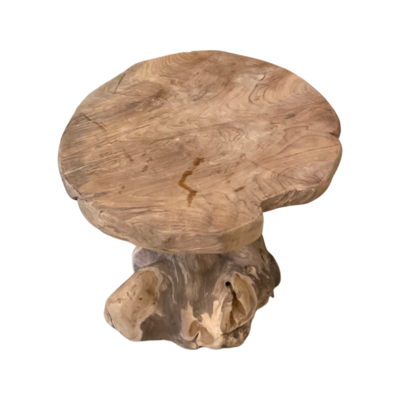 Bijzettafel Wortelhout groo