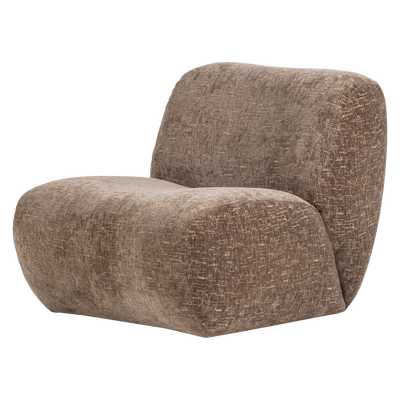 Nomu fauteuil grove chenille lichtbruin [fsc]