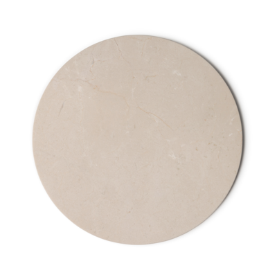 Marmer dienblad rond - beige