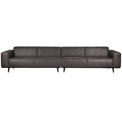 Statement xl 4-zits bank 372 cm lichtbruin melange