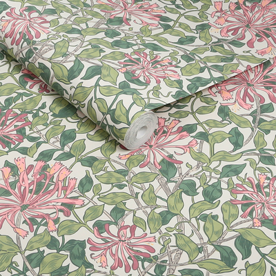 Behang William Morris at Home Honeysuckle