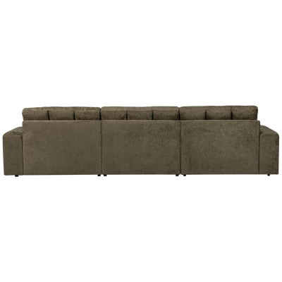 Second date chaise longue links velvet antraciet