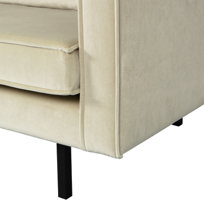 Rodeo 2-zits bank velvet taupe [fsc]