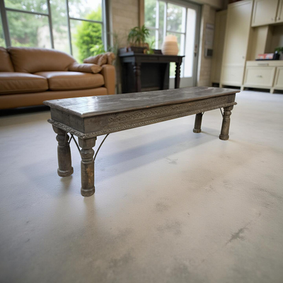 Salontafel/bank grijs uniek