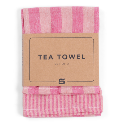 Theedoek Olivia set van 2