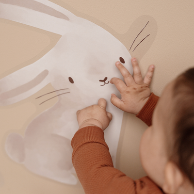 Muurstickers Baby Bunny (A4)