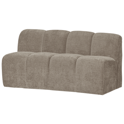 Mojo Eetbankje met rugleuning - Donkerzand