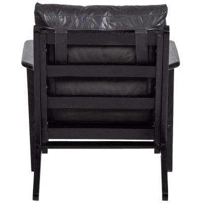 Houston fauteuil boucle/hout naturel