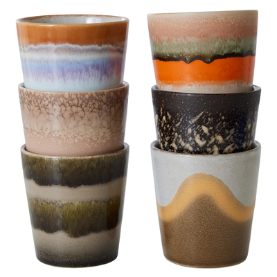 HK 70 ceramics coffee mugs elements