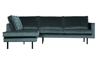 BePureHome hoekbank Rodeo fluweel