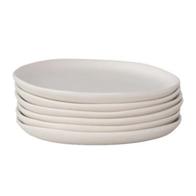 Bord Alva naturel - set van 6 stuks