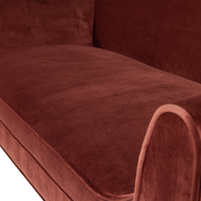 Rocco bank 150 cm velvet off white [fsc]