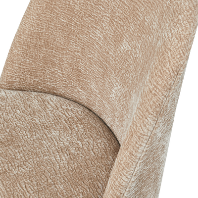 Vogue eetkamerstoel structure velvet brass
