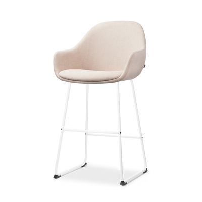 Barkruk Nino-Mae wit onderstel