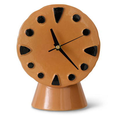 Atmosphera Wandklok/muur klok - Woody - Dia 55 cm - hout
