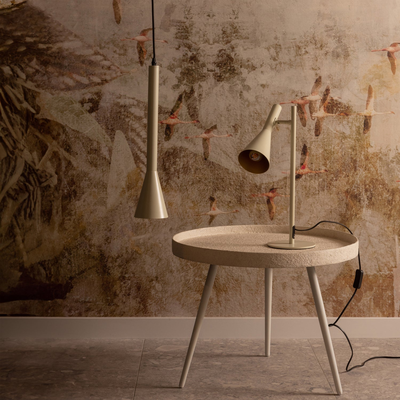 Bounds bijzettafel l hout/metaal naturel 44xo58 cm