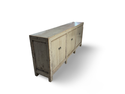 Dressoir grijs 6 deuren lak uniek