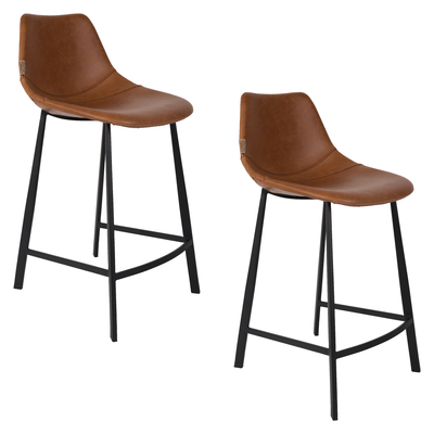 Dutchbone Franky Barkruk 65 cm - Set van 2