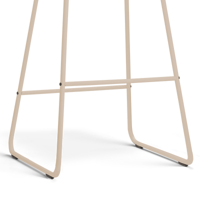 barkruk nino-mae beige onderstel