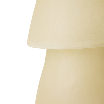 HKliving Tafellamp glassfiber off white