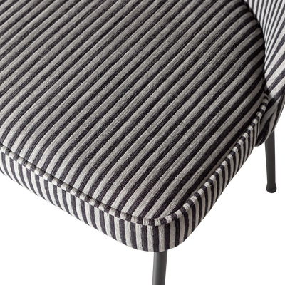 Vogue eetkamerstoel structure velvet brass