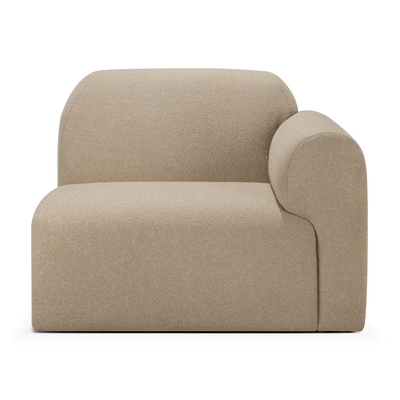 Bulky modulaire sofa - almond