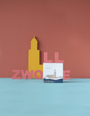 StoryTiles wandtegel Zie je in Zwolle
