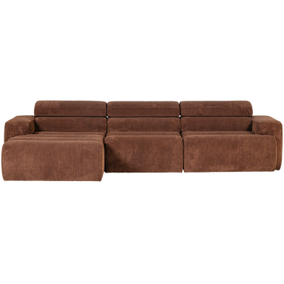 Novi chaise longue bank links oranje melange