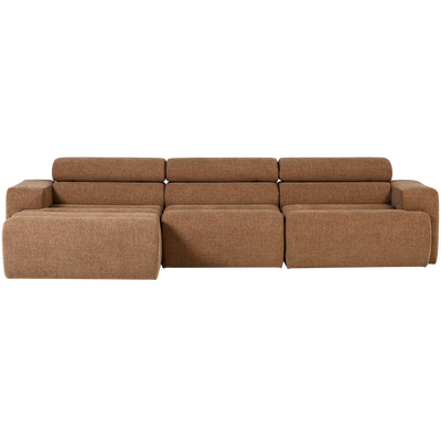 Novi chaise longue bank links oranje melange