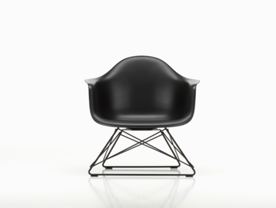 Vitra loungestoel Eames LAR zwart onderstel