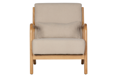 WOOOD fauteuil Mark geweven stof