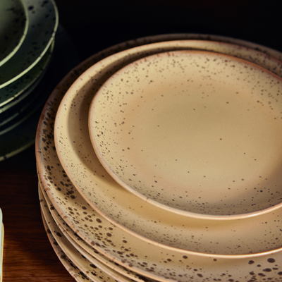 HKliving Servies 70's ceramics gebaksbordje
