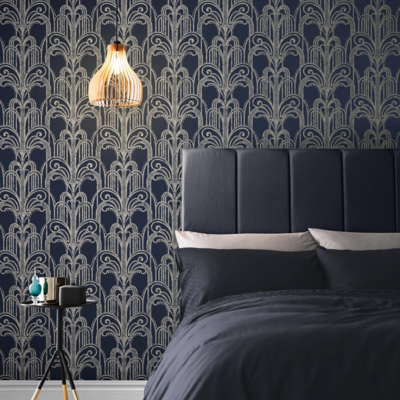 Graham &amp; Brown  vliesbehang  Art Deco Midnight