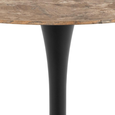 Marly ronde eettafel keramiek wit - Ø90x75 cm