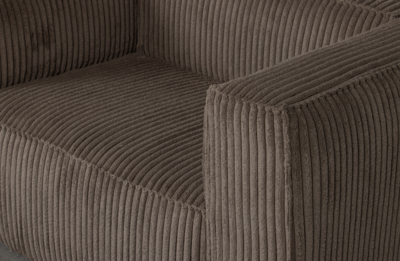 Bean fauteuil grove ribstof