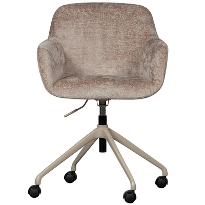Morros bureaustoel chenille taupe