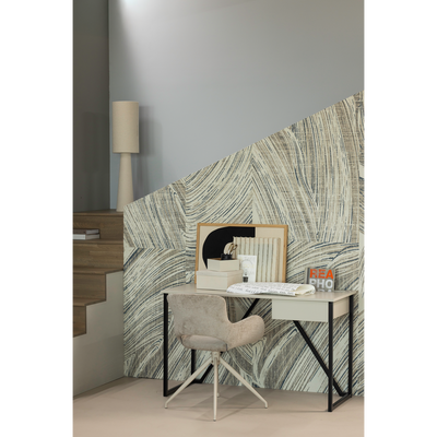 Eliva eetkamerstoel structure velvet paars - set van 2