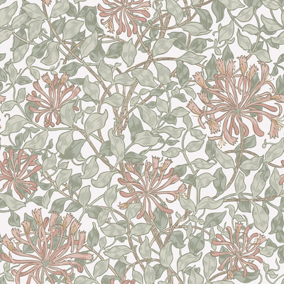 Behang William Morris at Home Honeysuckle