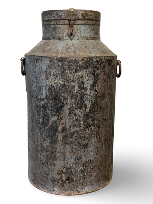 IJzeren pot blauw/grijs