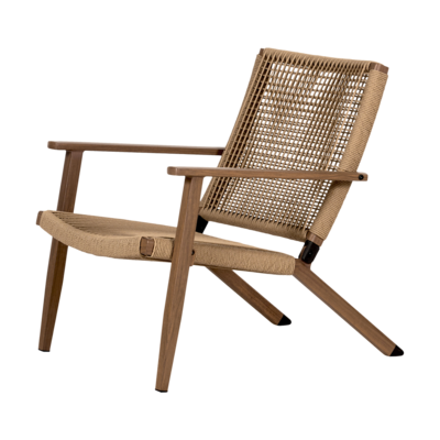 Rotan tuinstoel Dion - met armleuningen