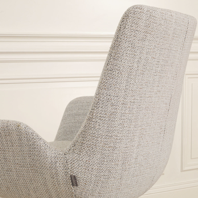 Niva-Eef draaibare tulp barkruk - beige