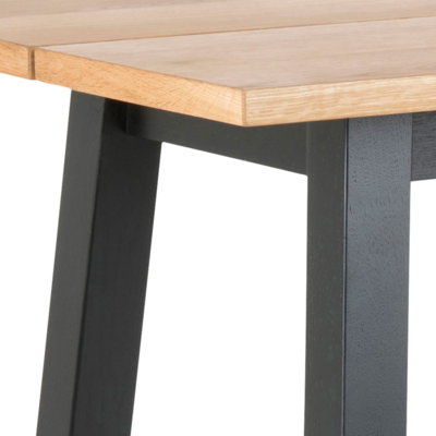 Houten bartafel Hidde - zwarte poten