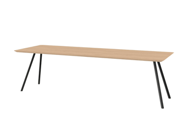 Studio HENK tafel Slim Co Rechthoekig, zwart frame - Smart Collectie